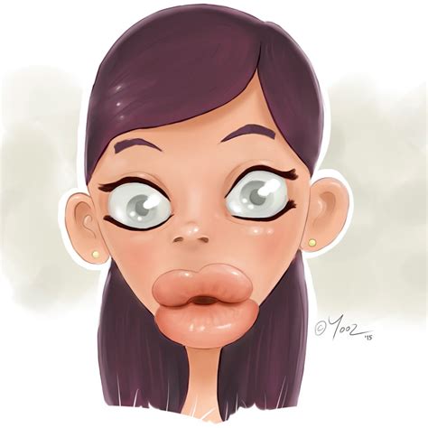 cartoon character big lips